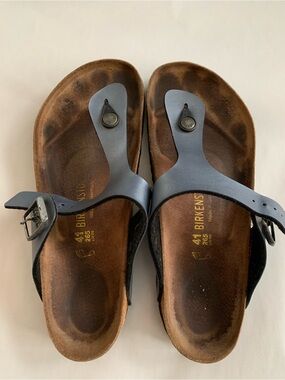 Birkenstock Navy Blue Gizeh Thong Sandals size 41 (265cm)